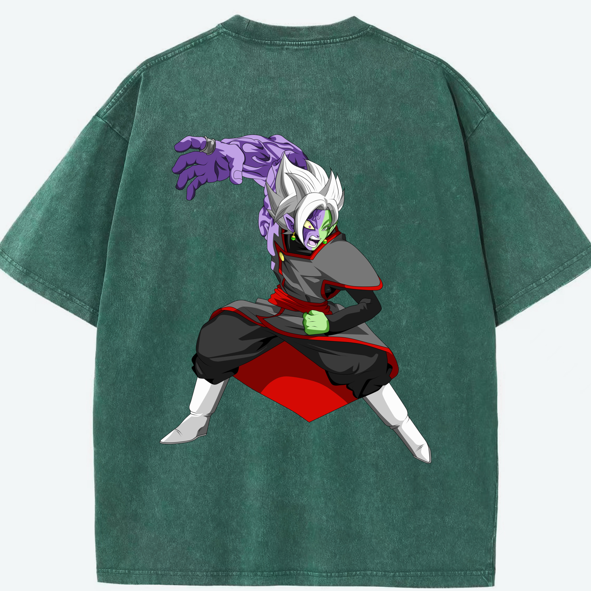 （画像用） ドラゴンボール ベジット DRAGON BALL Vegetto 綿100% ヴィンテージ風 半袖Tシャツ（背面プリント）